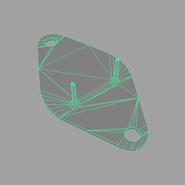 3d model low-poly 2n3055 transistor - 2N3055 transistor by petomavar
