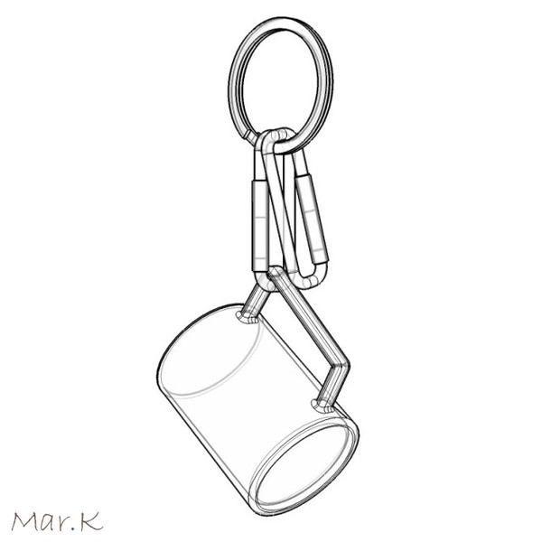 metal cup c4d - Metal cup by Mar.K