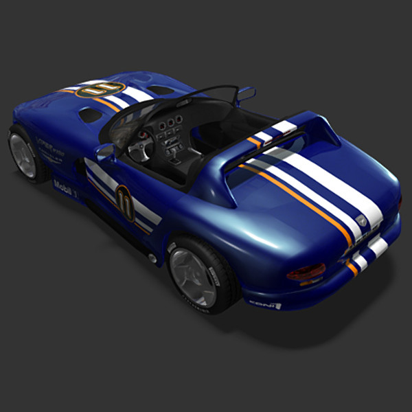 dodge viper rt 10 3ds - Dodge Viper RT10 Convertible by Gra_Gra_74