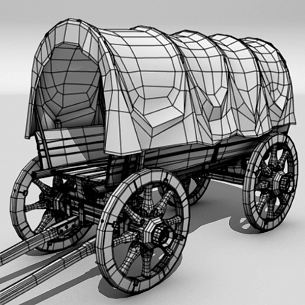 3d wagon - Wagon by ugly_squid