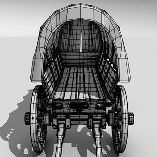 3d wagon - Wagon by ugly_squid