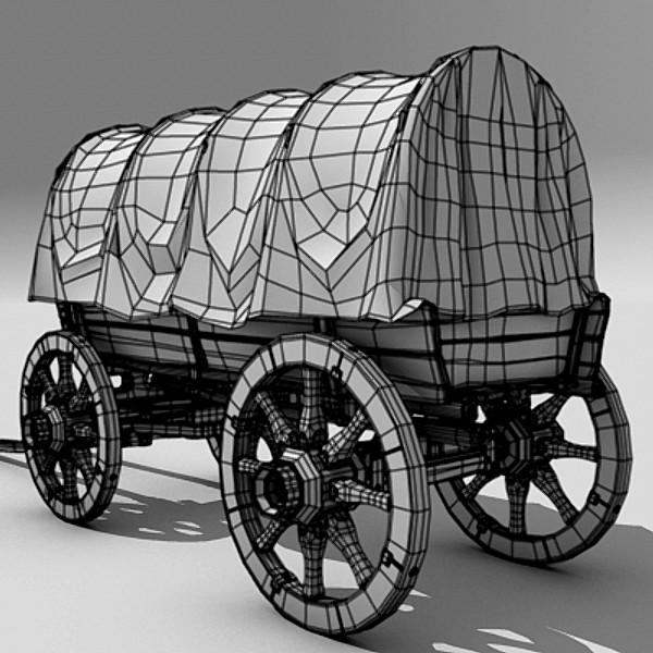 3d wagon - Wagon by ugly_squid