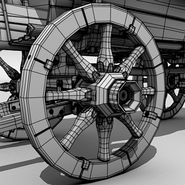 3d wagon - Wagon by ugly_squid