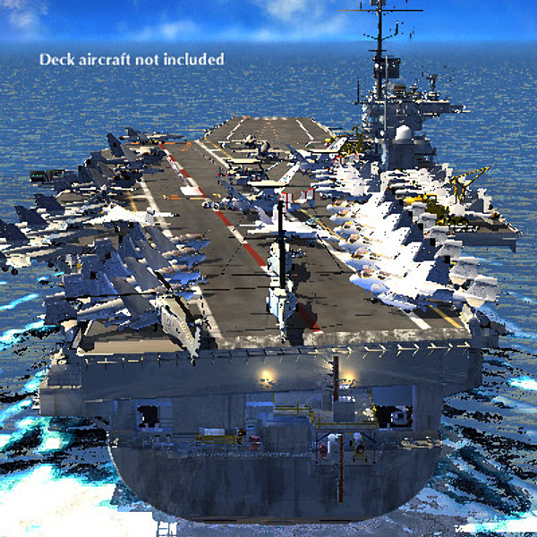3d forrestal supercarrier uss model - CV60_Sara.zip by ptstudio