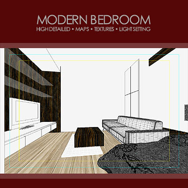 balinese bedroom bed 3d model - Bedroom by groups5
