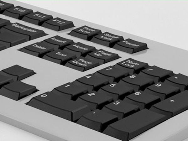 3ds keyboard 01 - KEYBOARD_01 by PolygonFly