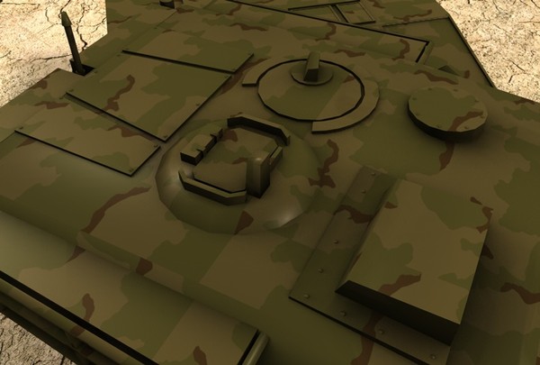 3d tank military - Tank by MattTrout
