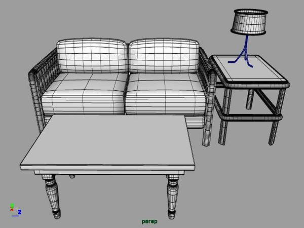 3dsmax wicker furniture - Wicker Furniture by valery2
