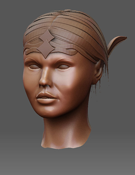 3d woman female girl model - Elf princess by dentonvanzan