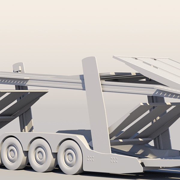 maya car transporter lohr 300 - Car Transporter Lohr 300 by ArqArt3D