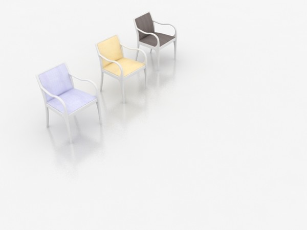 maya chair furniture - 3 chair furniture by 3dmediatech