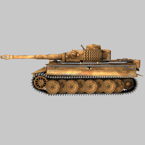 3d german tiger tank model - Tigertank.mb by vipermjs