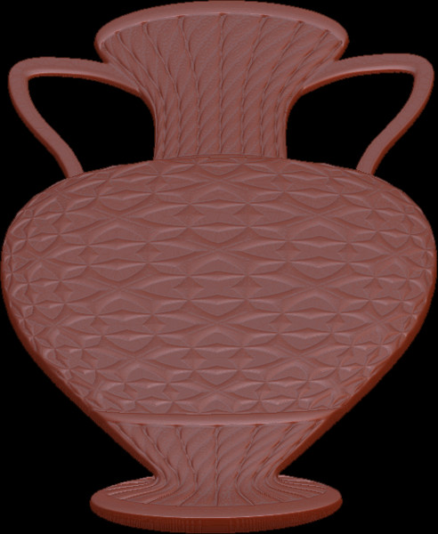 maya relief cnc - Amphora06 by orixx