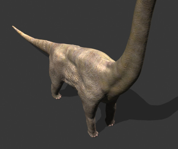 3d model of jurassic brachiosaur - True JP Brachiosaur OBJ by Virtual creator