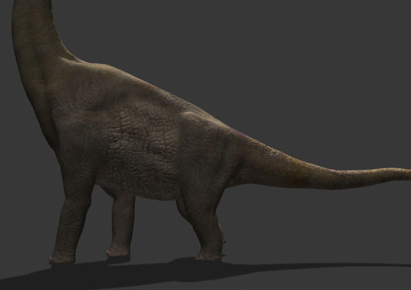 3d model of jurassic brachiosaur - True JP Brachiosaur OBJ by Virtual creator