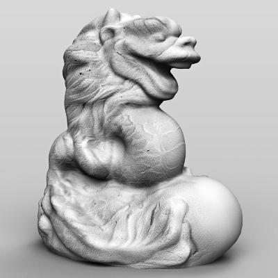 snake 3d model - Statue_of_the snake by 3d_Wanderer