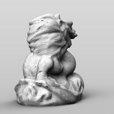snake 3d model - Statue_of_the snake by 3d_Wanderer