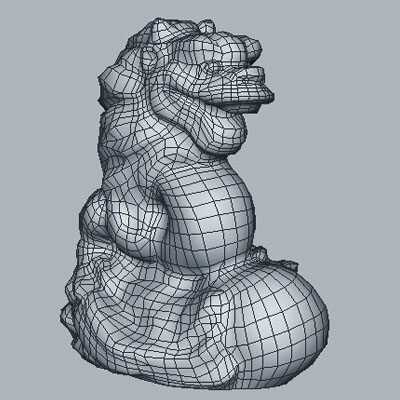 snake 3d model - Statue_of_the snake by 3d_Wanderer