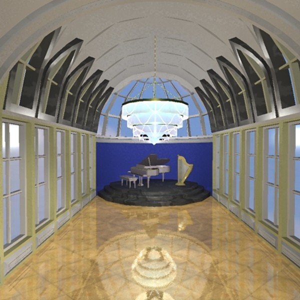 ballroom arches paintings max - Ballroom.zip by Mickey Models