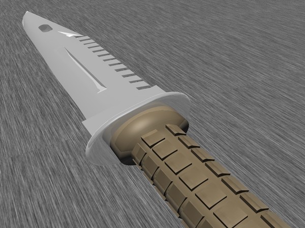 military knife 3d c4d - Military Knife by filasouf
