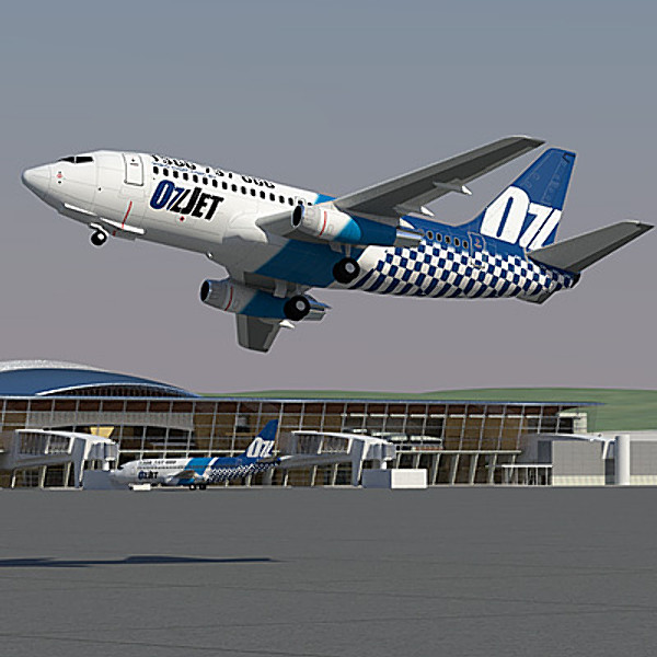 3dsmax 737 200 airliner oceania - 737 200 Collection. Eight Oceania Airlines by ArqArt3D