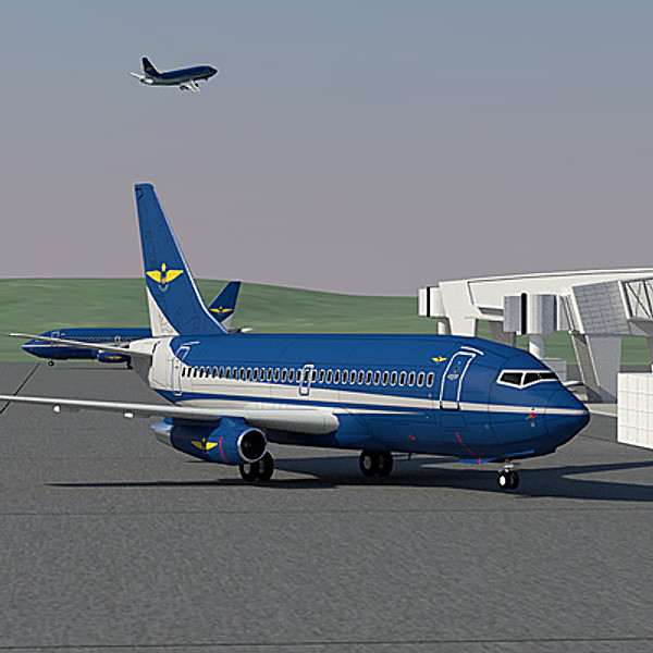 3dsmax 737 200 airliner oceania - 737 200 Collection. Eight Oceania Airlines by ArqArt3D
