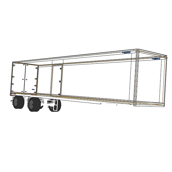 lwo 48ft van trailer truck - Great Dane classic freight 48ft van by bansheewoj