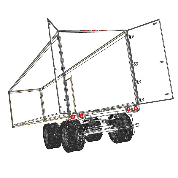 lwo 48ft van trailer truck - Great Dane classic freight 48ft van by bansheewoj