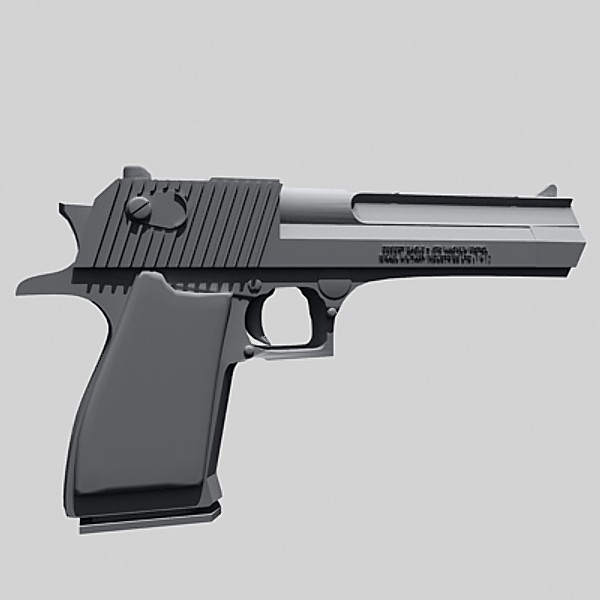 3ds max desert eagle pistol - Desert eagle by Sandu_Bublic