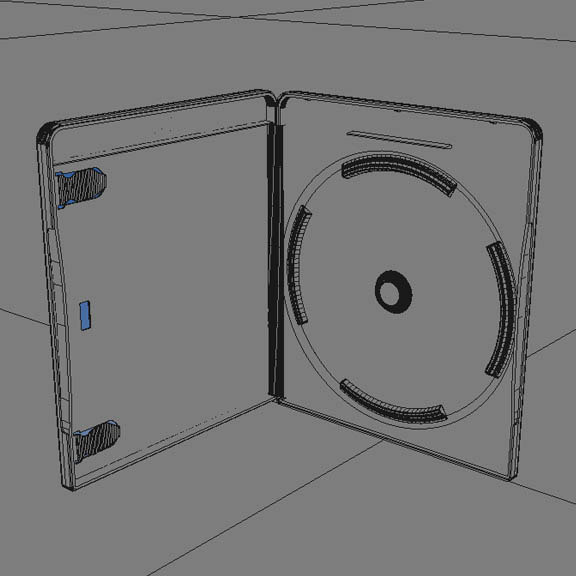 blu-ray case 3d model - Blu-Ray case by sweiry_tv