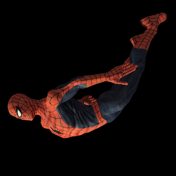 spiderman rigged biped max - Spiderman RIGGED by fabelar