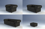 chester frau poltrona 3d model