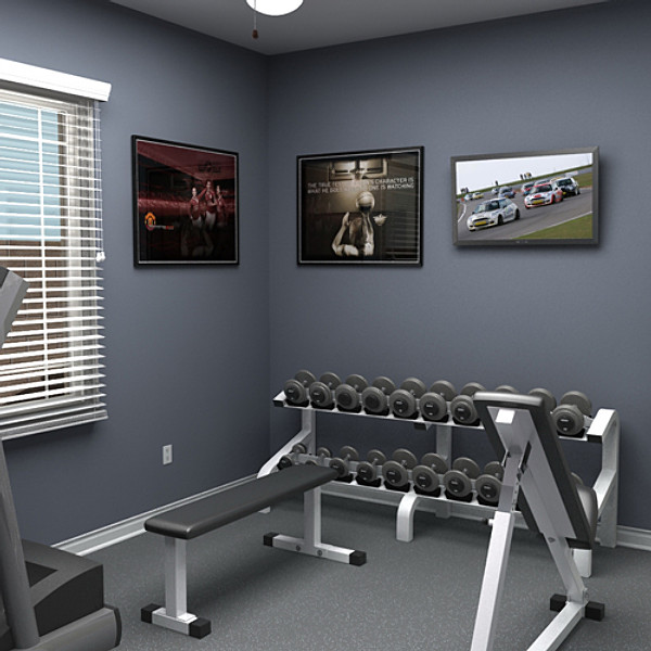 3d house interior exterior model - house interior/exterior by monkeyodoom