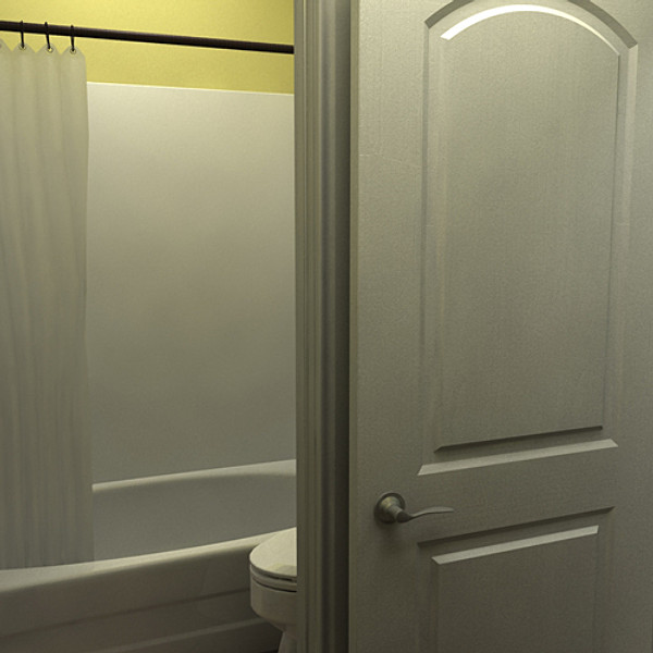 3d house interior exterior model - house interior/exterior by monkeyodoom