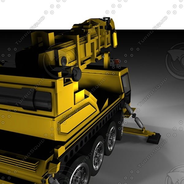crain truck 3d c4d - The Ultimate Crain Truck.zip by Next 3D Gen