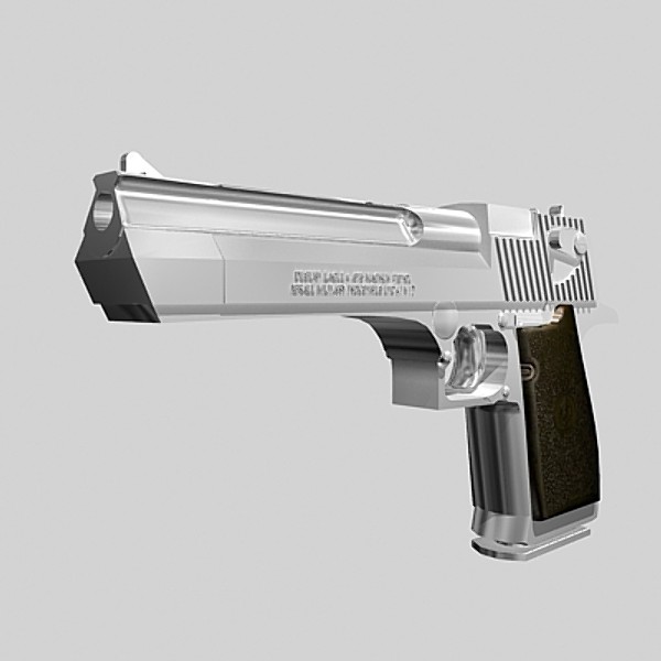 3ds max desert eagle pistol - Desert eagle by Sandu_Bublic
