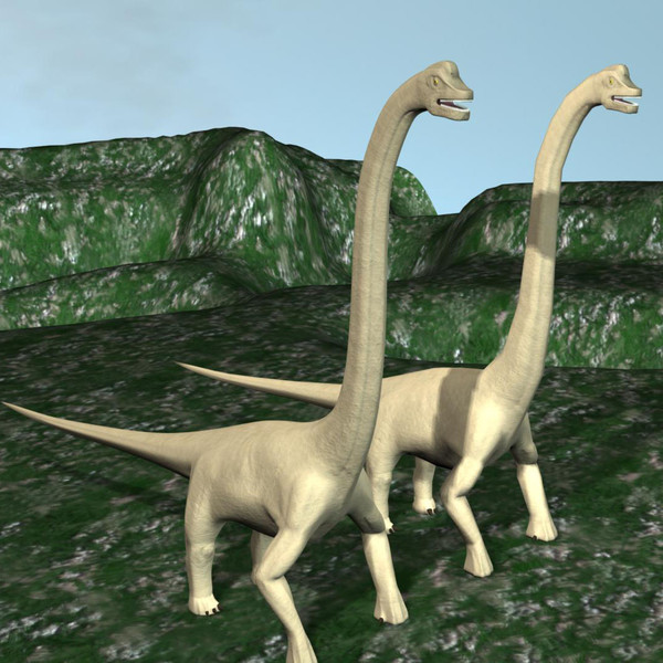 brachiosaurus obj - Brachiosaurus.mb by EMB3D