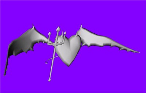 3d demon heart model - DemonHeart.zip by Rabidpixel