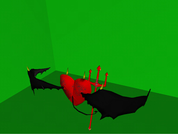 3d demon heart model - DemonHeart.zip by Rabidpixel