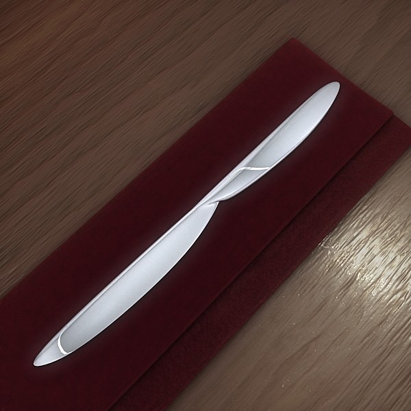 cinema4d silver knife - Silver Knife by desigm