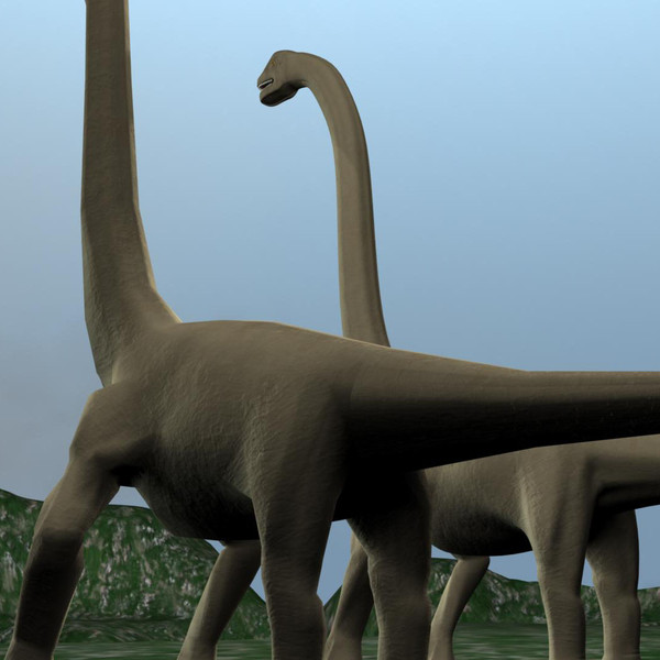 brachiosaurus obj - Brachiosaurus.mb by EMB3D