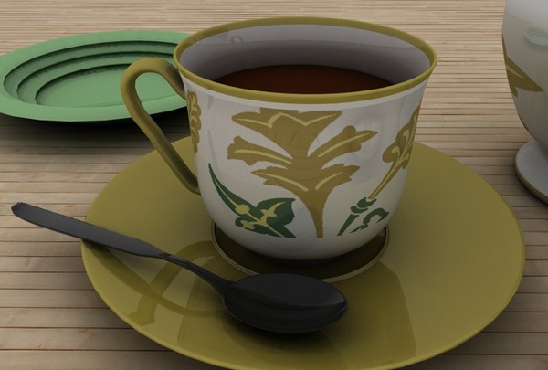 3ds coffee scene - Coffee Scene by MattTrout