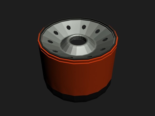 3d model oil filter - oil filter.max by Animation Anchor Line