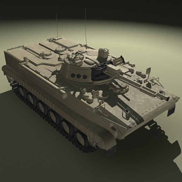bmp-3 russian russia 3d model - BMP3 Russian APC by earth art