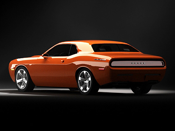 dodge challenger concept 3d max - Dodge Challenger concept STD mat by fabelar