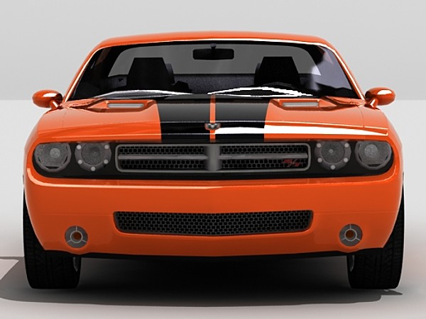 dodge challenger concept 3d max - Dodge Challenger concept STD mat by fabelar