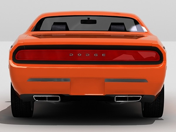dodge challenger concept 3d max - Dodge Challenger concept STD mat by fabelar