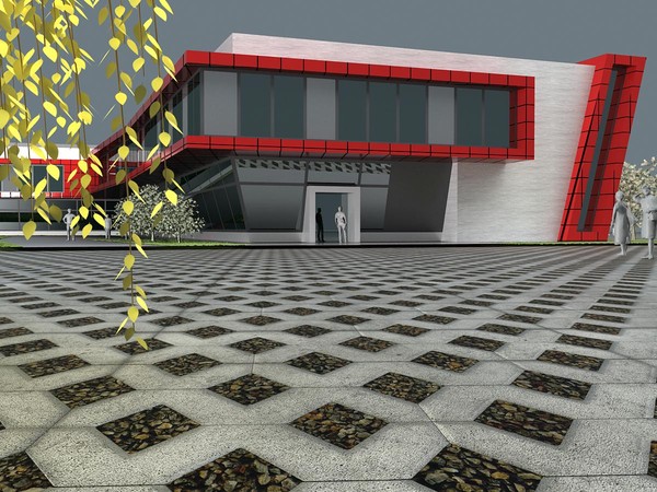 dxf office building - Offices by studiorender