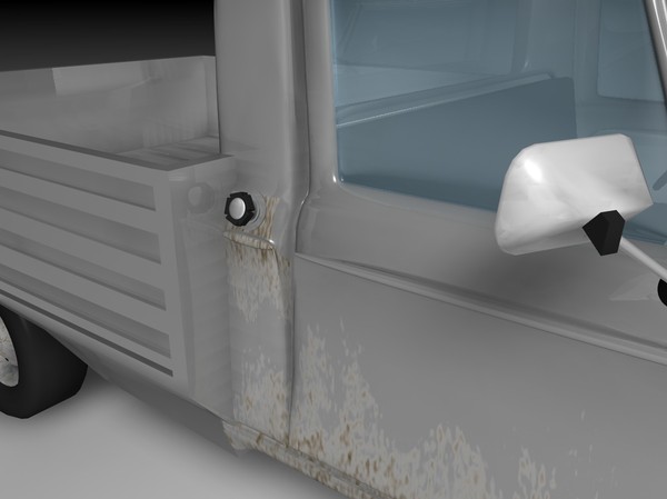 404 pick 3d model - 404 pick up by Nicolas Demoisson