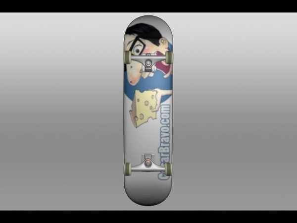 rigged skateboard ma - CB_Skateboard.rar by shockwaive